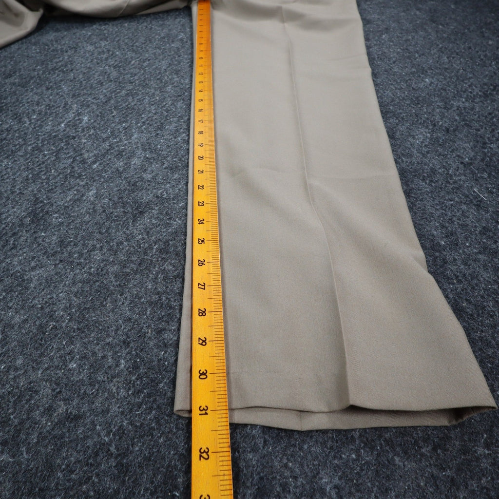 Levi's Travelers Dress Pants Mens 32x32 Vintage 90s Tan Wool Blend Pleated New - take2supply