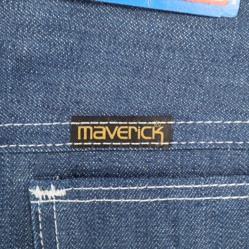 Vintage Young Maverick Boys Jeans 7 Regular Blue Straight Leg USA NWT - take2supply