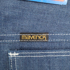 Vintage Young Maverick Boys Jeans 7 Regular Blue Straight Leg USA NWT - take2supply
