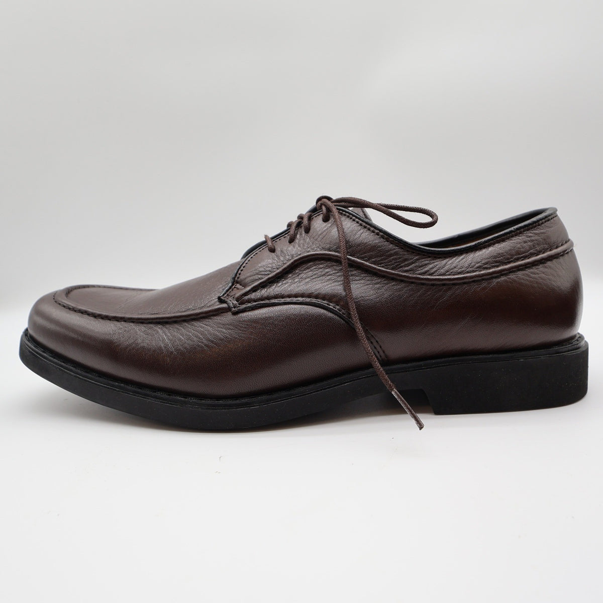 Hush Puppies Tribute Oxford Shoes Mens 10 M Dark Brown Leather Lace Up 16408 - take2supply