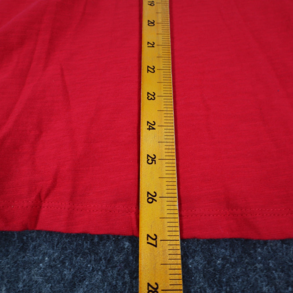 Erin London Womens L Red Cotton Hooded Tunic Top 3/4 Sleeve NWT - take2supply