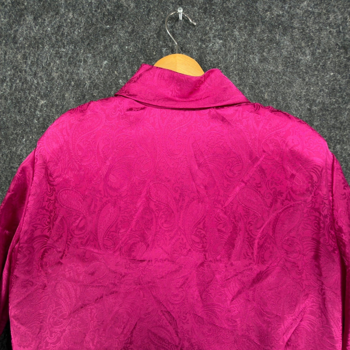 Laura Mae Vintage 80s Blouse Womens 8 Pink Polyester NWT - take2supply