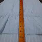 D.K. Gold Vest Womens 1X Vintage 90s Blue Floral Reversible Cotton Blend NWT - take2supply