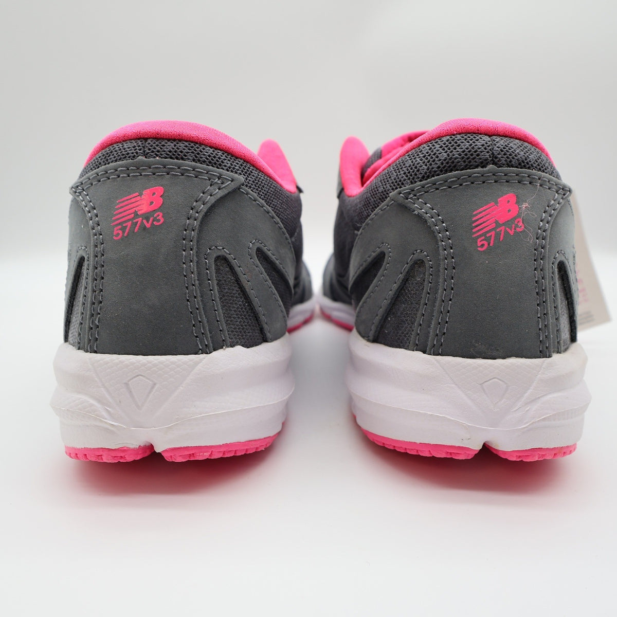 New Balance 577v3 Womens Size 10 Gray Pink Training Shoes WX577KM3 New With Box - take2supply