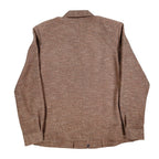 Erin London Jacket Womens S Camel Brown Textured Zip Front Collared NWT NOS - take2supply