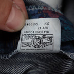 Lee Riders Girls 10 Regular Floral Jeans Straight Leg Blue USA Cotton NOS NWT - take2supply
