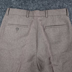 Levi Strauss Action Slacks Mens 33x30 Vintage Brown Stretch Waist Dress Pants - take2supply