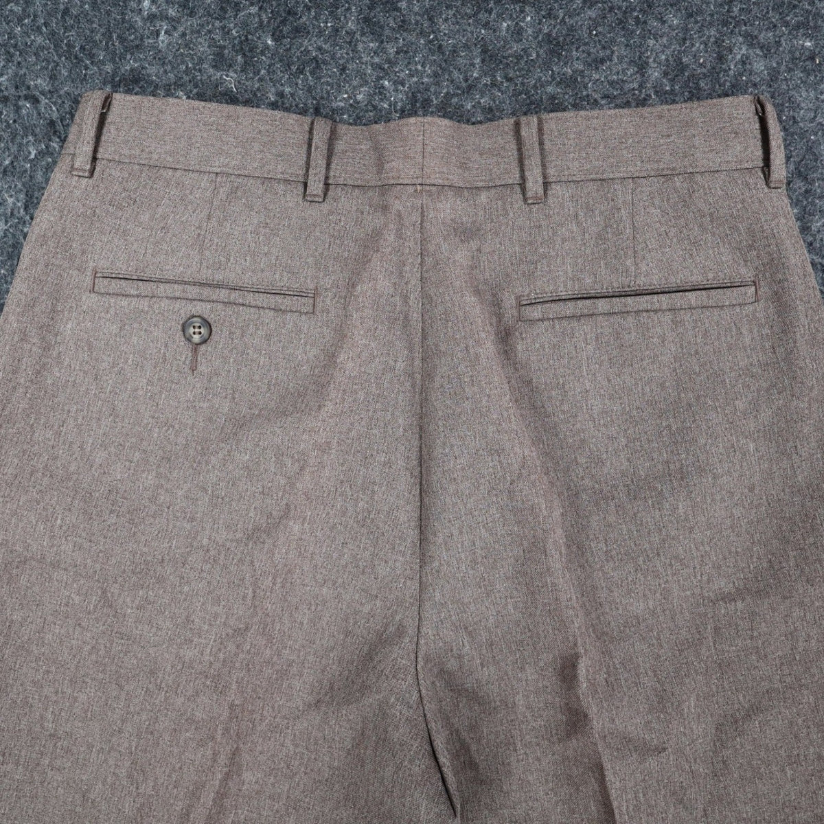 Levi Strauss Action Slacks Mens 33x30 Vintage Brown Stretch Waist Dress Pants - take2supply