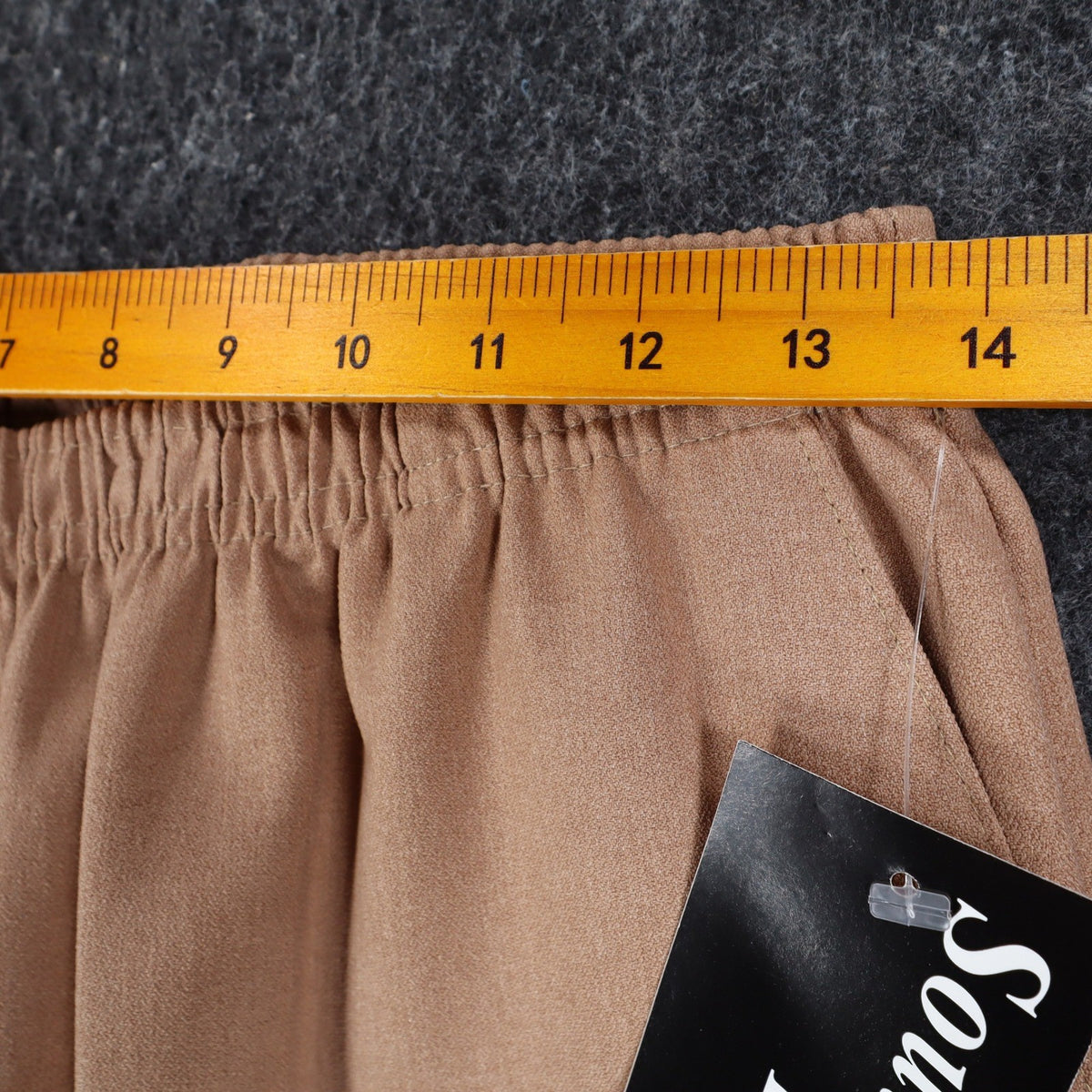 Southern Lady Pants Womens 12 Light Camel Pull On Straight Leg NWT NOS - take2supply