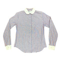 Fancy Free Vintage 70s Striped Blouse Girls 7 Blue Red White NWT - take2supply