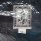 London Fog Shirt Mens XL Vintage 90s Blue Plaid Cotton Blend Deadstock NIB - take2supply