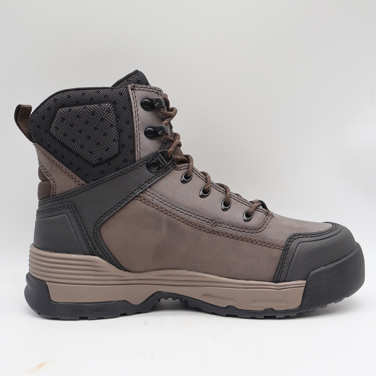 Carhartt Force Work Boots Mens 8.5 Brown Waterproof Leather Soft Toe CMA6046 NEW - take2supply
