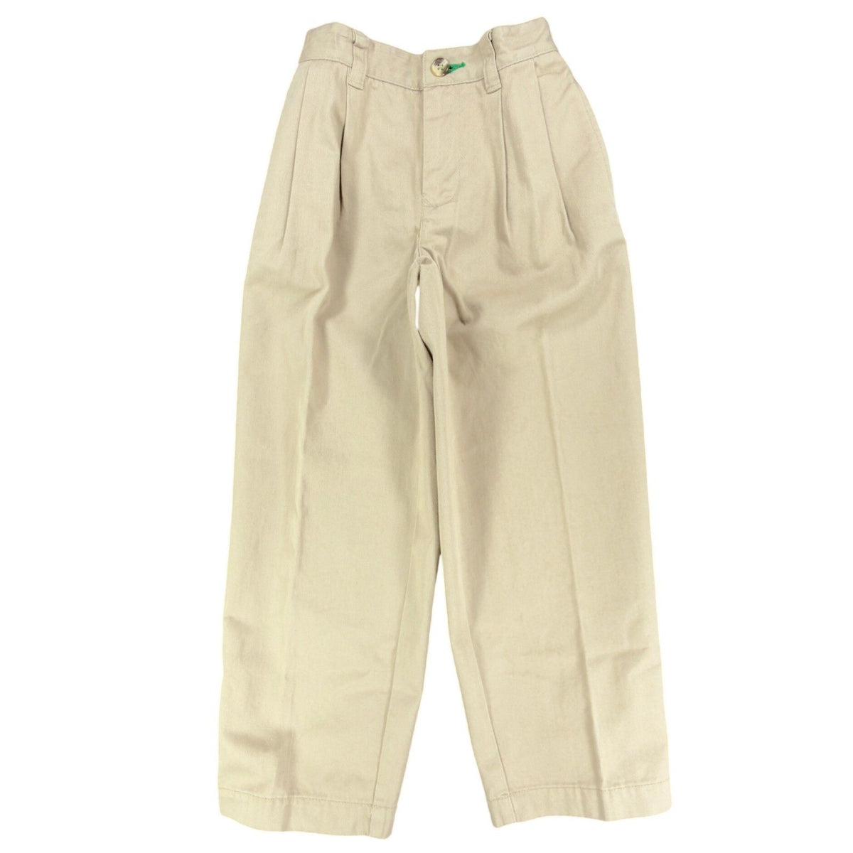 Tommy Hilfiger Pants Boys 6 Khaki Chino Pleated Elastic Waist NWT - take2supply