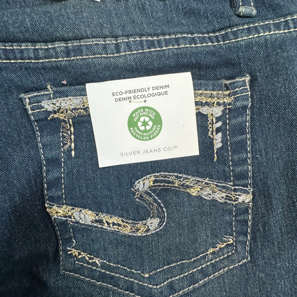 Silver Jeans Co Sasha Skinny Jeans Girls 16 Blue Eco Denim Slim Fit NWT - take2supply