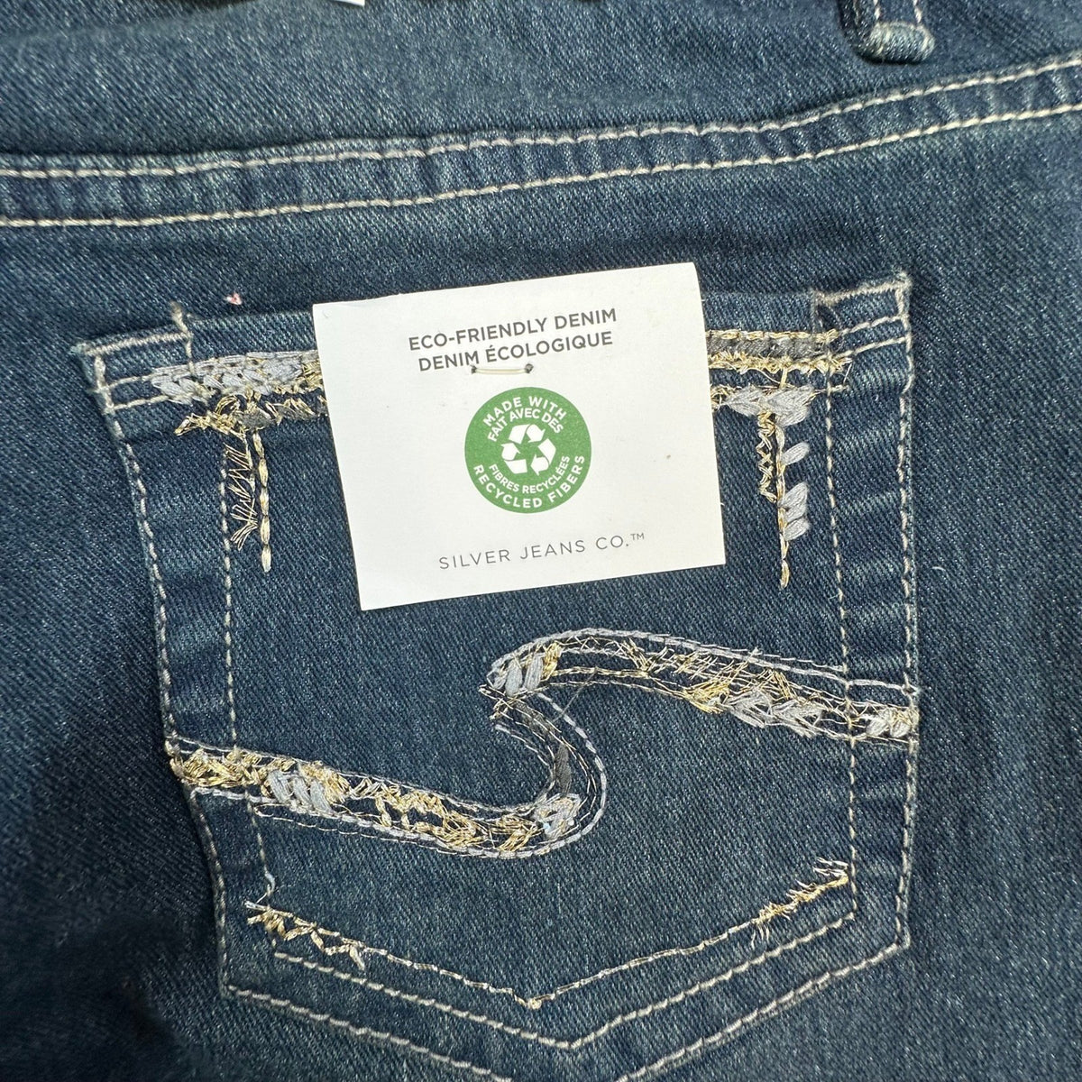 Silver Jeans Co Sasha Skinny Jeans Girls 16 Blue Eco Denim Slim Fit NWT - take2supply