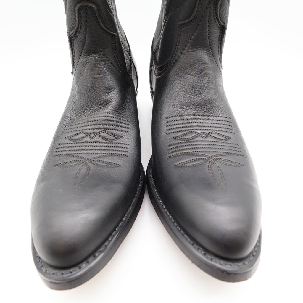 Laredo 28-1801 Western Cowboy Boots Mens 11 Black Leather NWT Made in USA - take2supply
