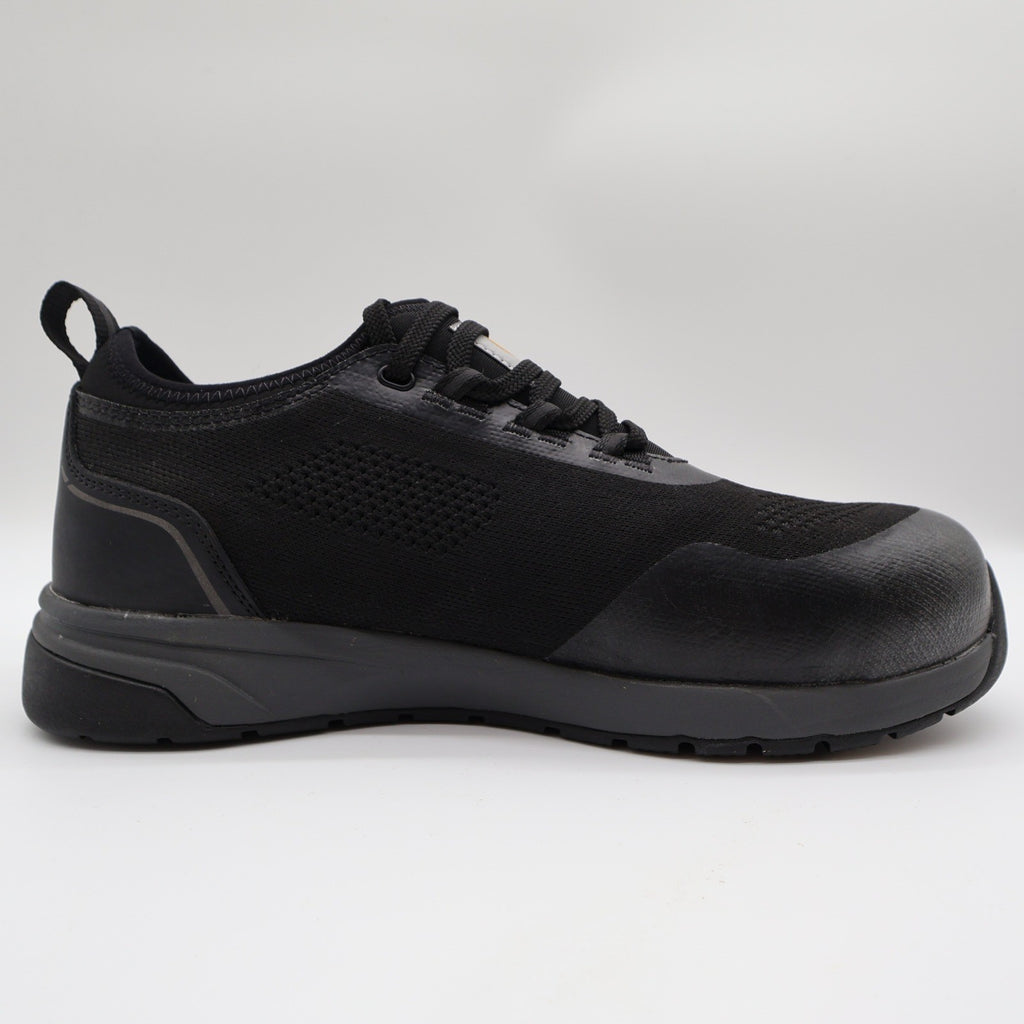 Carhartt Force Nano Composite Toe Work Shoe Mens 10W Black Knit Safety FA3401-M - take2supply