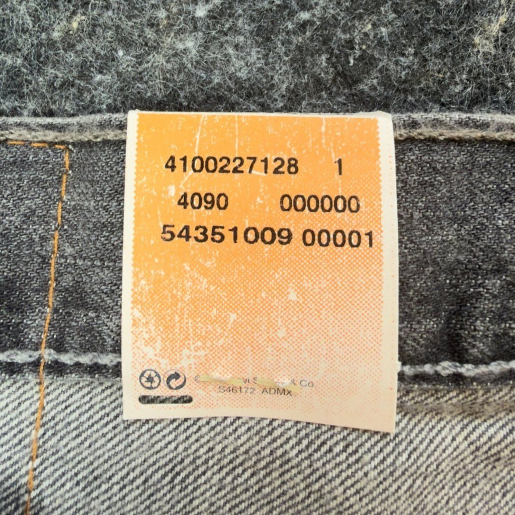 Levi's 501 Original Fit Jeans Mens 32x36 Gray Denim Straight Leg NWT C109 - take2supply