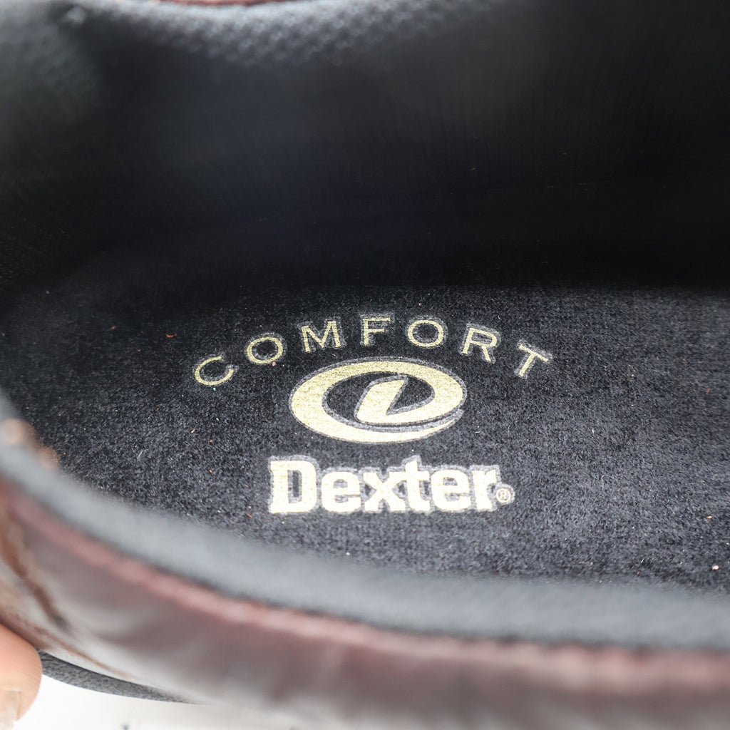 Dexter Aspen Oxford Mens 12 M Vintage Walnut Tumbled Leather Brown Shoes NEW