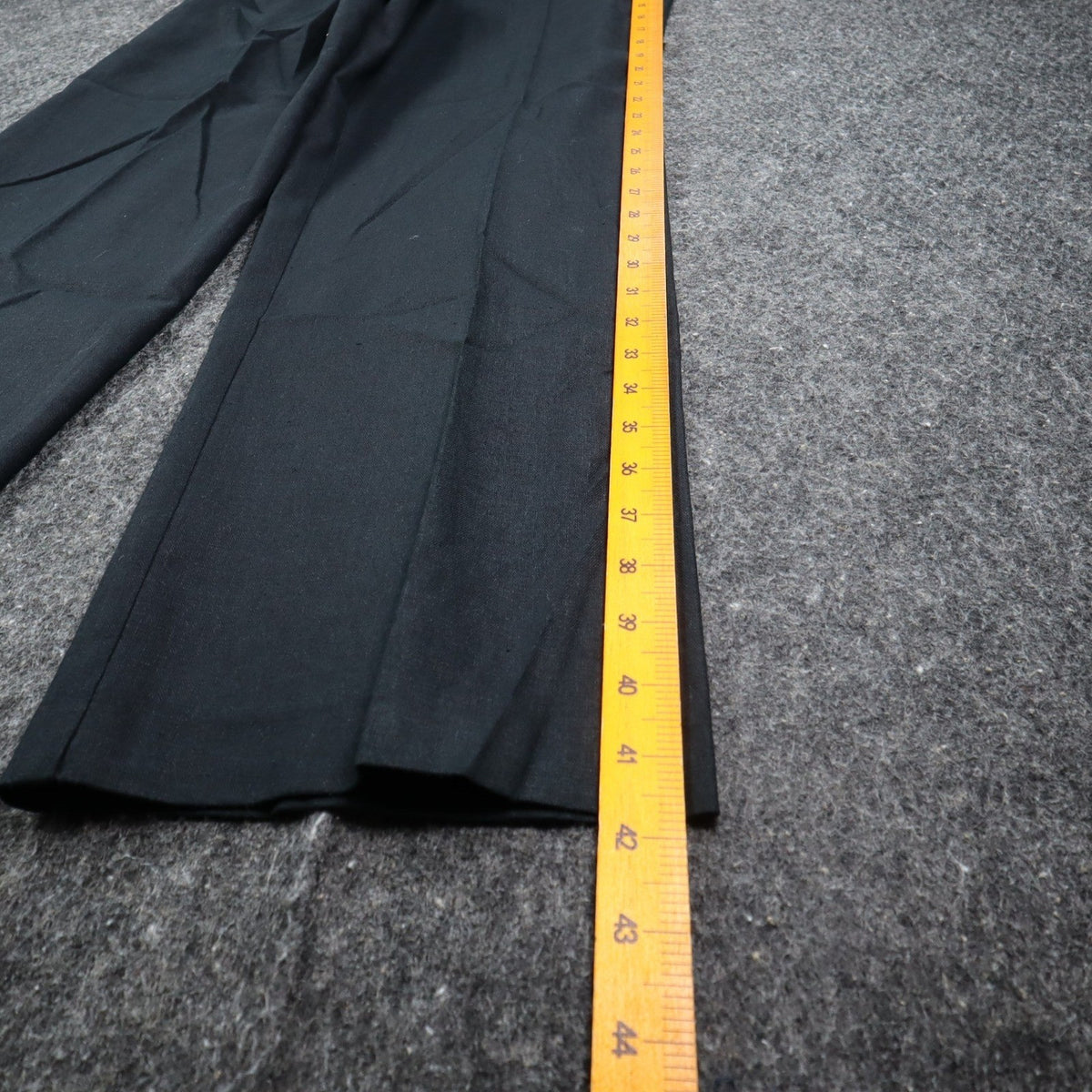 Southern Lady Linen Rayon Pants Womens 12 Black Wide Leg Pleated Trousers 553M - take2supply