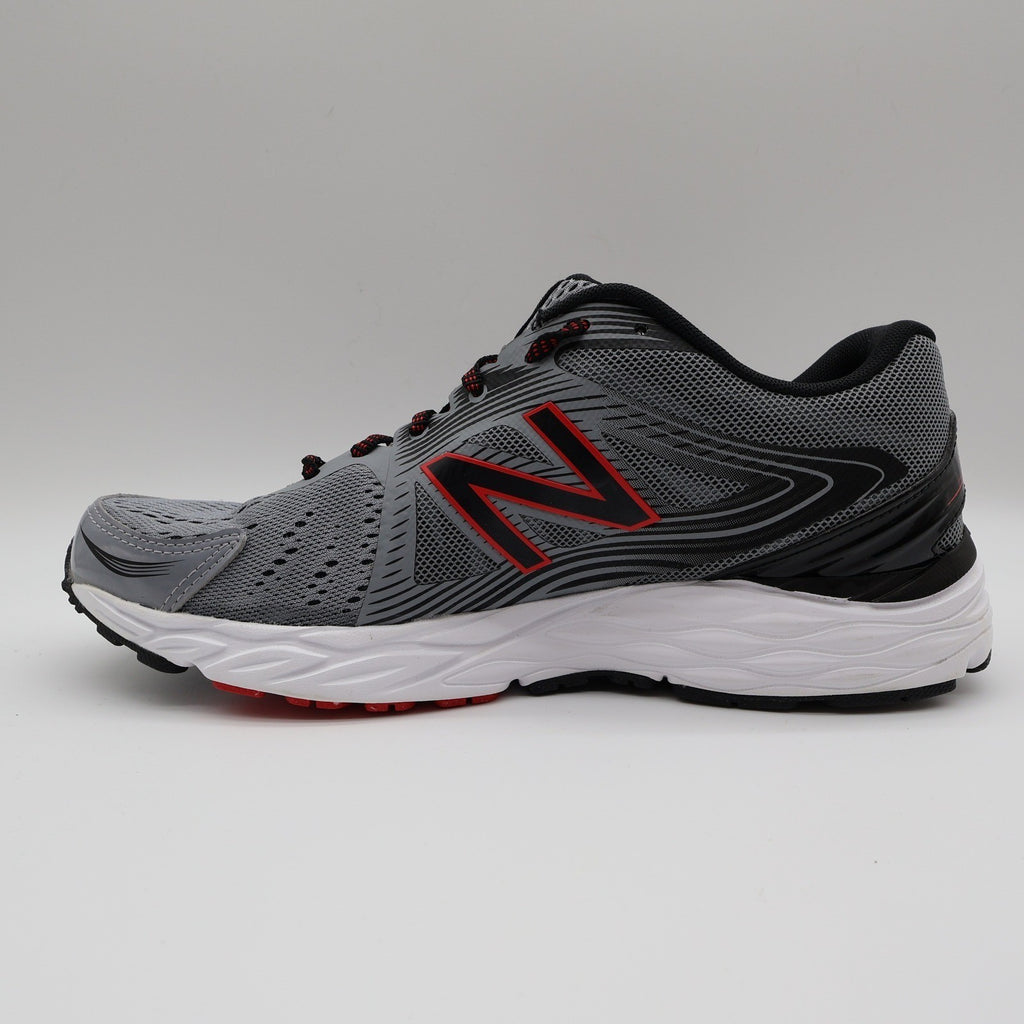 New Balance 680v4 Running Shoes Mens 10 Grey Red M680LG4 Techride ABZORB - take2supply