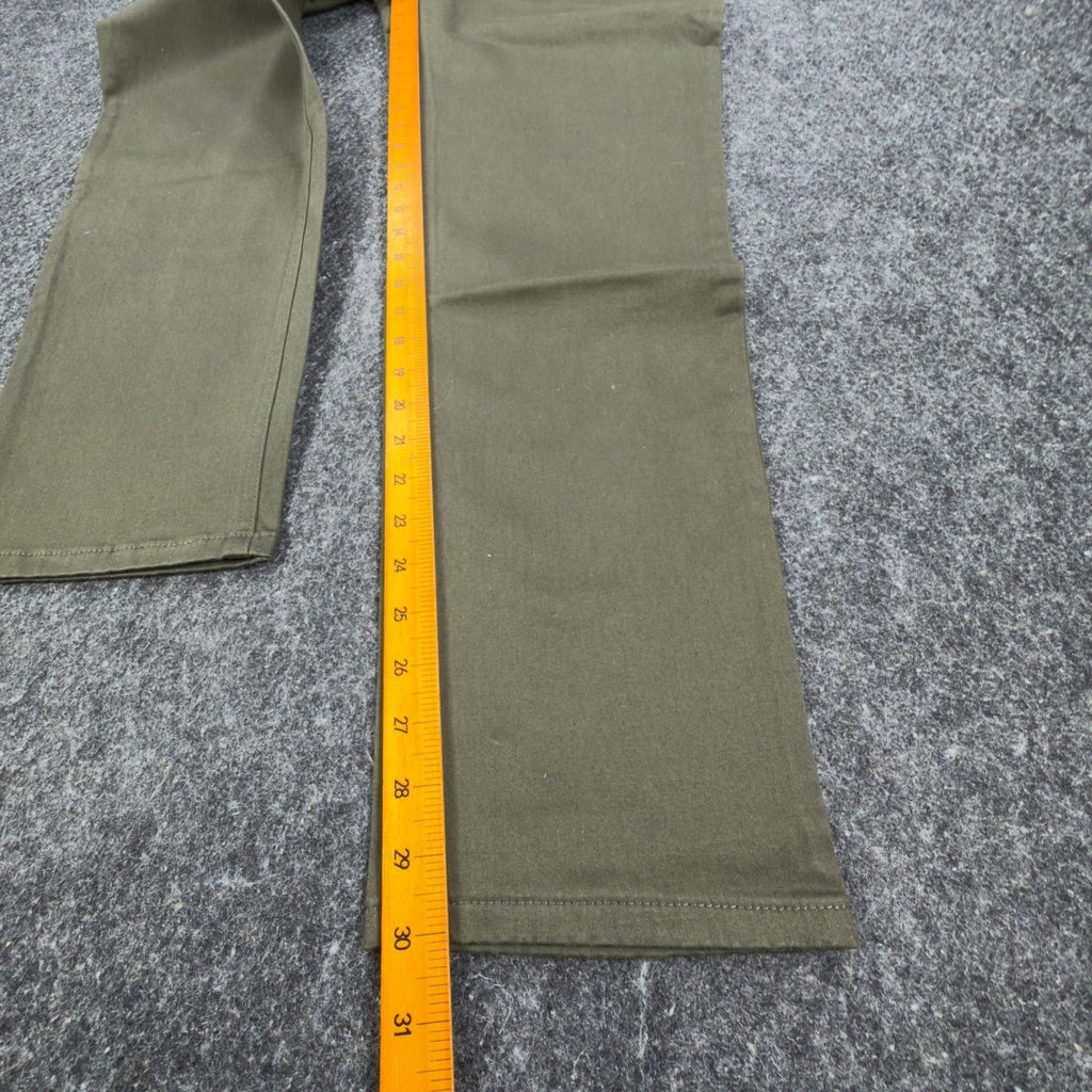 Levi's Y2K 550 Relaxed Tapered Jeans Womens 12 Olive Green NWT Stretch Deadstock - take2supply