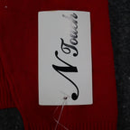 N Touch Cardigan Womens Small Red Sequin Trim Open Front Holiday Sweater NEW - take2supply