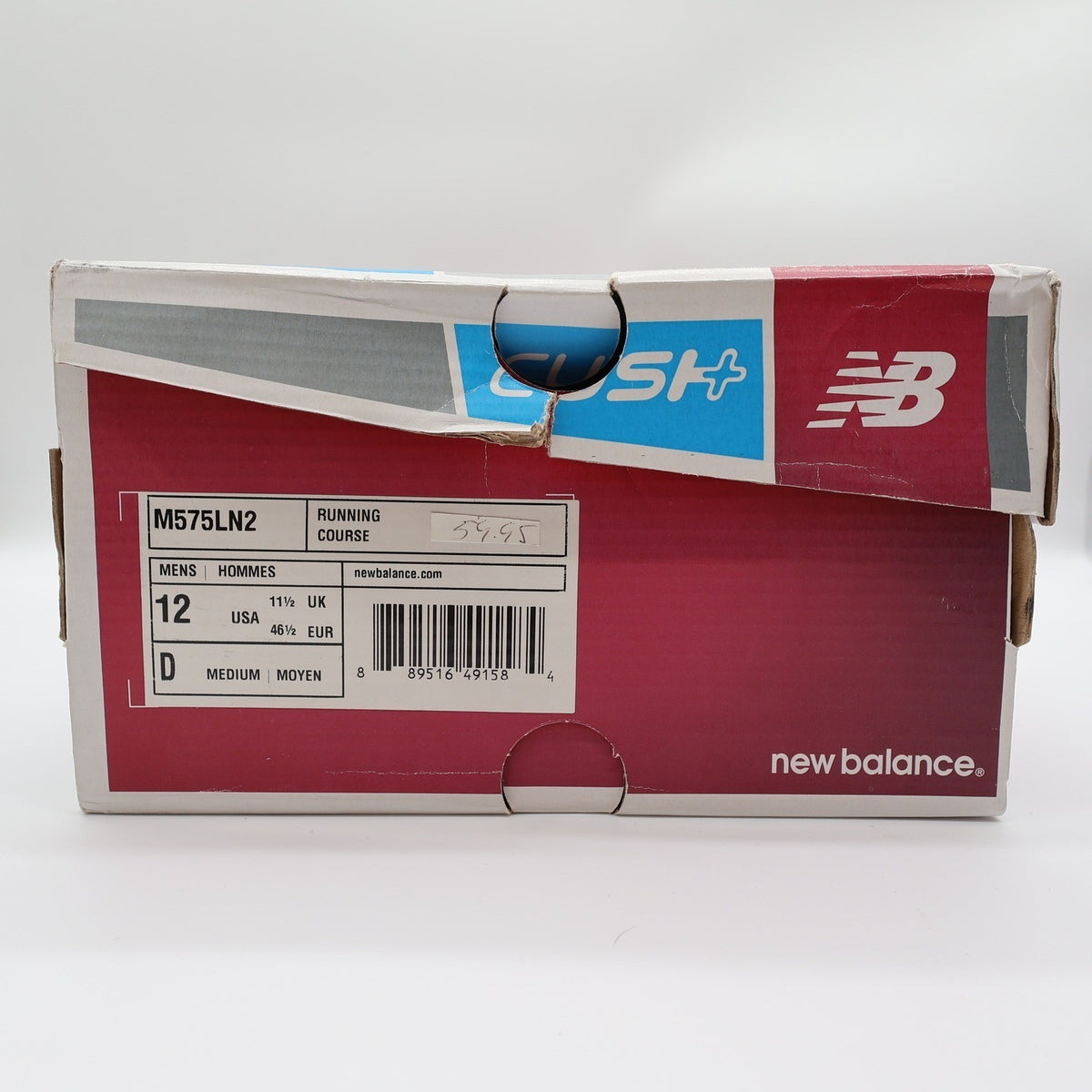 New Balance 575 Men's 12 Blue Mesh Cush+ Athletic Running Shoes - take2supply