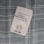 Mr Dee Cee Shirt Boys 10 Gray Green Plaid Long Sleeve Dagger Collar USA NWT - take2supply