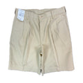 Wolf Mountain Key Shorts Mens 32 Tan Khaki 100% Cotton Pleated Vintage USA NWT - take2supply
