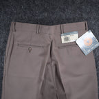 Levi's Travelers Dress Pants Mens 33x32 Vintage 90s Brown Wool Blend Pleated NWT - take2supply