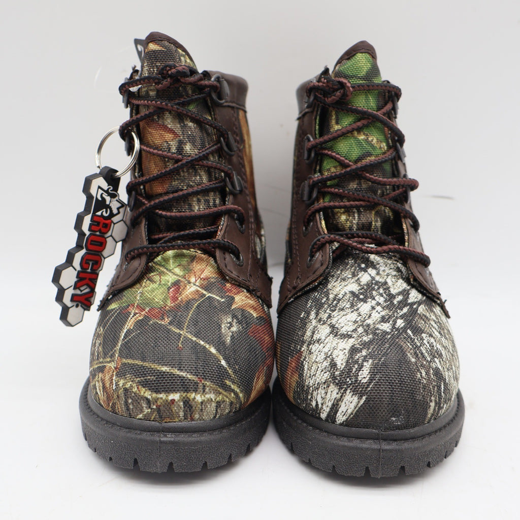 Rocky Bear Claw Boots Kids 10W Brown Camo Thinsulate Hunting Outdoor FQ0003410 - take2supply