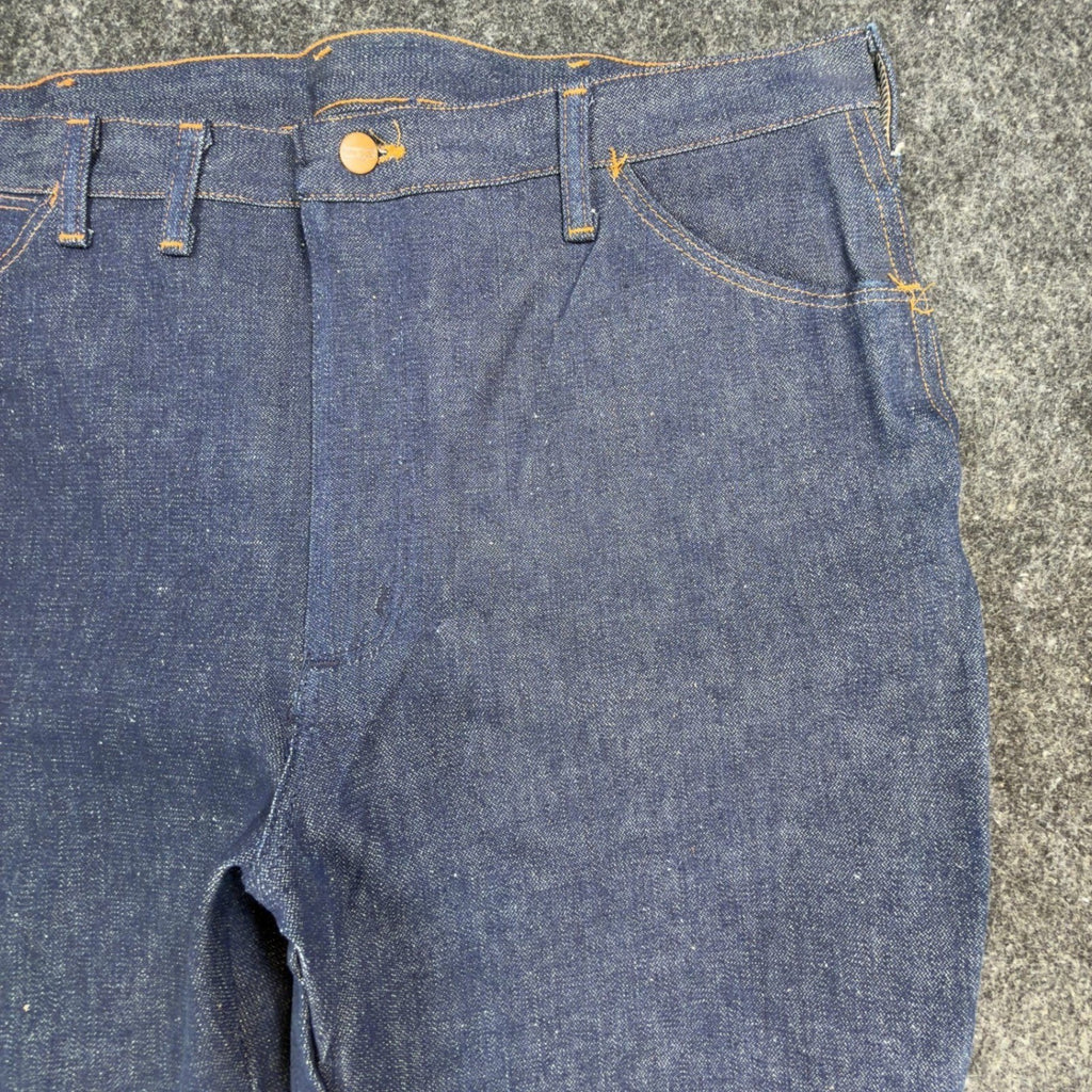 Wrangler Vintage 70s Flare Jeans Mens 40x32 No-Fault USA Made NOS NWT - take2supply