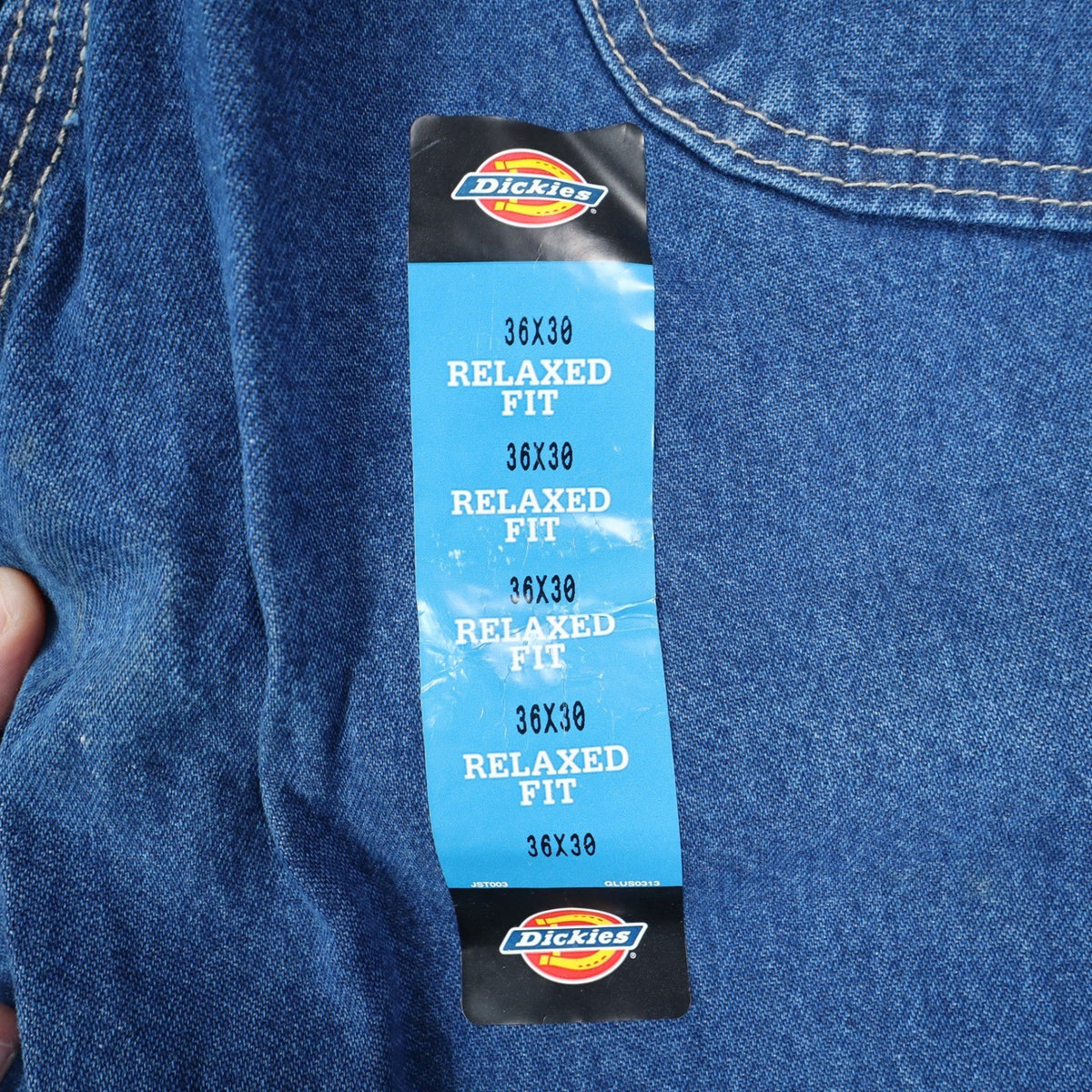 Dickies Carpenter Jeans Mens 36x30 Relaxed Fit Indigo Blue Cotton Workwear NWT - take2supply