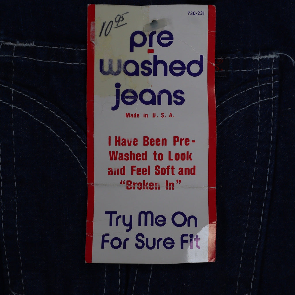 Dee Cee Rappers Jeans 16 Regular Vintage Blue Denim Straight Leg Made in USA NWT - take2supply
