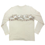 North River Henley Shirt Mens L Oyster Cotton Graphic Hunting Rifle NWT - take2supply