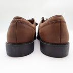Nunn Bush Stratton Oxford Shoes Mens 9.5 M Brown Leather Moc Toe 83758-02 - take2supply