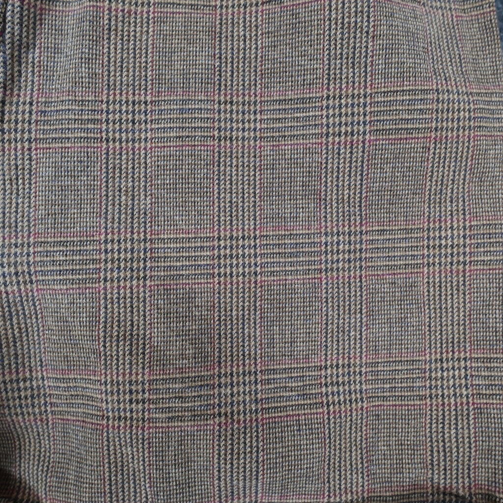 Brandy Melville Plaid Shorts Womens One Size Brown Cotton High Waist Cuffed - take2supply