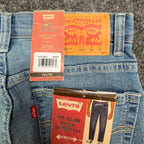 Levi's 511 Slim Flex Stretch Jeans Boys Size 16 Reg 28x30 Light Wash Blue NWT - take2supply