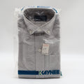 Kaynee Shirt Boys 7 Light Gray Oxford Long Sleeve Cotton Blend USA NWT - take2supply