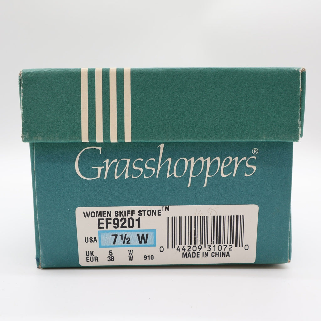 Grasshoppers Skiff Stone Sneakers Women 7.5 W Taupe Canvas Low Top Shoes EF9201 - take2supply