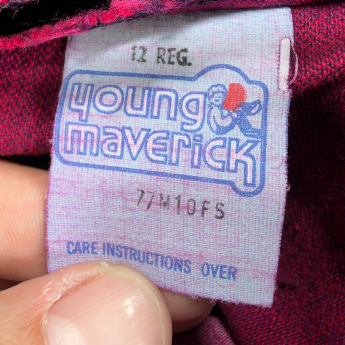 Young Maverick Jeans Girls 12 Reg Vintage 80s Pink Denim Straight Leg NWT USA - take2supply