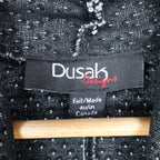 Dusak Designs Open Front Cardigan Womens S Textured Knit Made in Canada NWT - take2supply