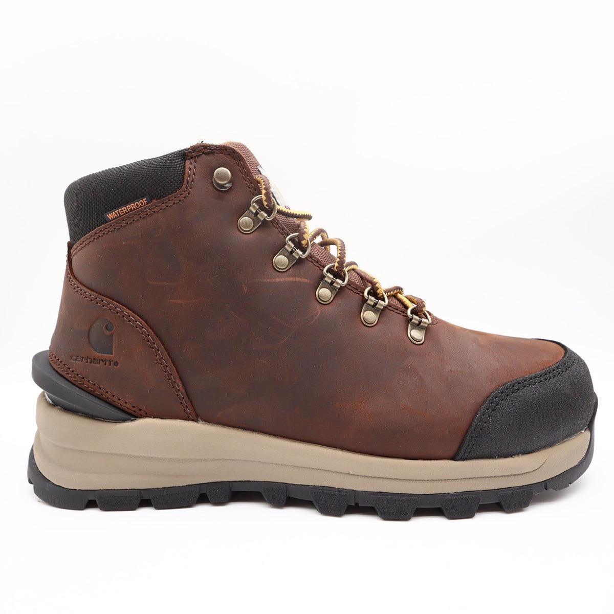Carhartt Gilmore Work Boots Mens 10 M Brown Leather Alloy Toe Waterproof NWT - take2supply